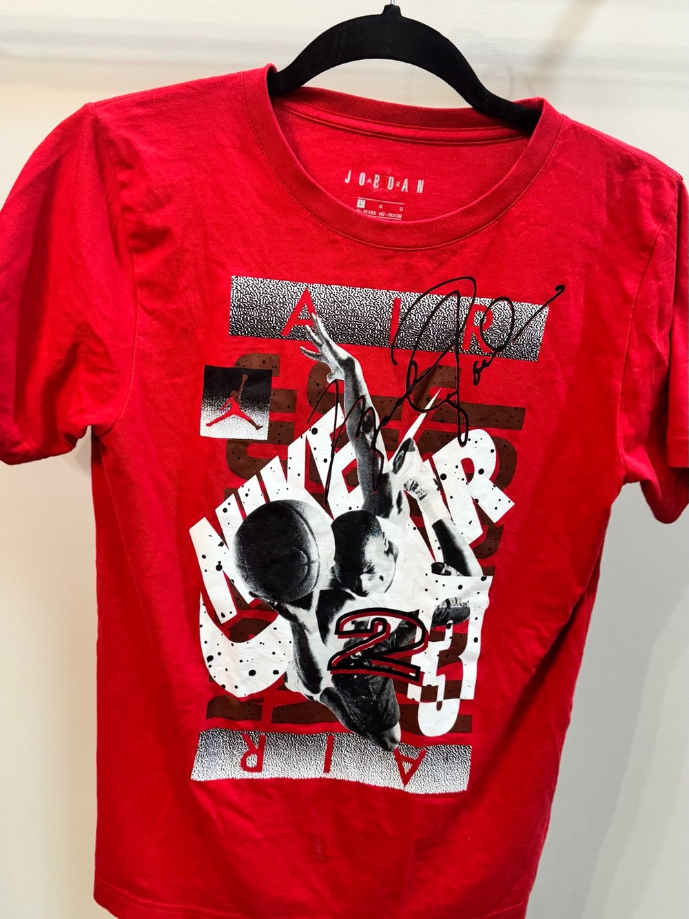 Jordan Red Boys' Basketball Graphic Tee